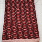 Premium Pure Ikat Cotton Fabric with Traditional Print Design