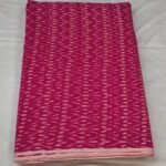 Premium Pure Ikat Cotton Fabric with Traditional Print Design