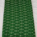 Premium Pure Ikat Cotton Fabric with Traditional Print Design