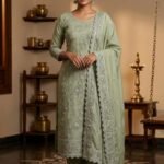 Pure Cotton Suit with Pure Cotton Dupatta and Cotton Bottom