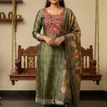 Tassar Cotton Suit with Tassar Cotton Dupatta and Tapeta Bottom