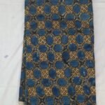 Blue Modal Silk Fabric