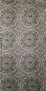 Grey Cotton Madhubani Printed Fabric Traditional Ethnic Designer Dress Material - Image 2