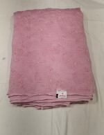 Pink Mal Silk Moti Work Fabric