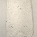 White Georgette Chikankari Fabric