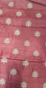 Tussar Silk Embroidery Fabric Premium Designer Ethnic Dress Material - Image 2