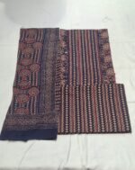 Pure All Cotton Suit Set with Printed Cotton Dupatta and Cotton Bottom  Embroidered Unstitched Dress Material - Image 4