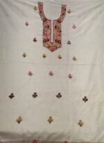 Kota Tissue Suit Set with Kota Tissue Dupatta and Cotton Bottom Elegant Embroidered Ethnic Unstitched Dress Material - Image 4