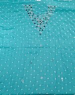 Kutch Bandhej Suit Set with Bandhej Dupatta and Bandhej Bottom Traditional Ethnic Unstitched Dress Material - Image 5