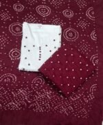 Kutch Bandhej Suit Set with Bandhej Dupatta and Bandhej Bottom Traditional Ethnic Unstitched Dress Material - Image 2