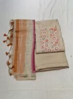 Jamdani Cotton Suit with Jamdani Cotton Dupatta and Tapeta Bottom - Image 5