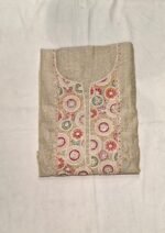 Jamdani Cotton Suit with Jamdani Cotton Dupatta and Tapeta Bottom - Image 4