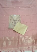 Jamdani Cotton Suit with Jamdani Cotton Dupatta and Tapeta Bottom - Image 2