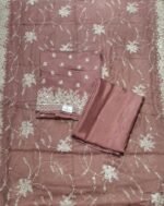 Chiffon Suit with Chiffon Dupatta and Bottom - Image 2