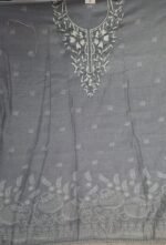 Linen Cotton Suit with Linen Cotton Dupatta and Tapeta Bottom - Image 3