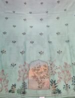 Linen Cotton Suit with Linen Cotton Dupatta and Tapeta Bottom - Image 4