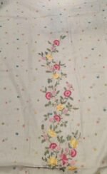 Linen Cotton Suit with Linen Cotton Dupatta and Tapeta Bottom - Image 4