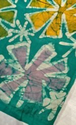 Mal Cotton Saree with Traditional Batik Print and Designer Pallu