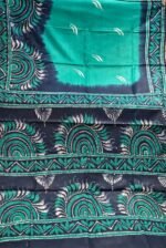 Mal Cotton Saree with Traditional Batik Print and Designer Pallu - Image 2
