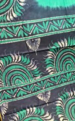 Mal Cotton Saree with Traditional Batik Print and Designer Pallu - Image 4