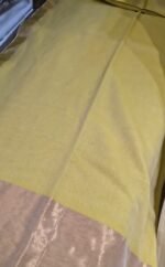 Chennai Cotton Saree with Golden Border and Tassel Pallu - Image 2