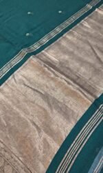 Chennai Cotton Saree with Golden Border and Tassel Pallu - Image 4