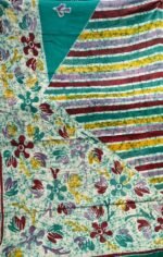 Mal Cotton Saree with Traditional Batik Print and Designer Pallu - Image 2