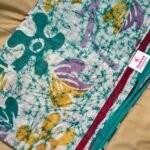 Mal Cotton Saree with Traditional Batik Print and Designer Pallu